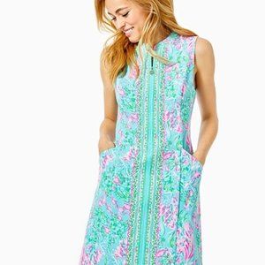 New with tags!  Lilly Pulitzer Courtney Dress UPF 50+ in Amalfi Blue size 4